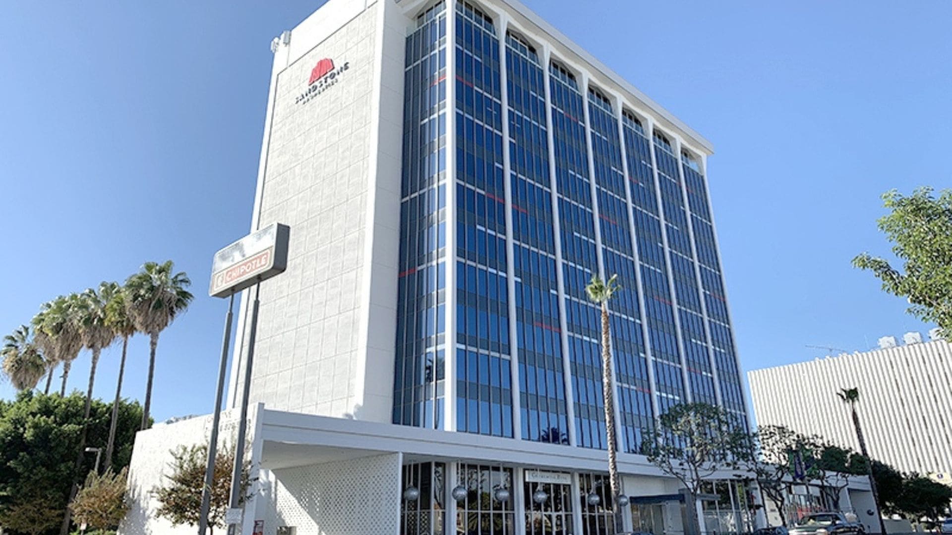 Exterior view of the Gladstone’s California Center building at 14724 Ventura Blvd., Sherman Oaks, CA