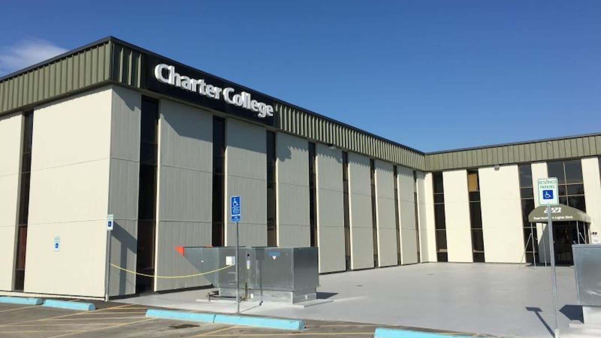 Office building at 2221 E Northern Lights Ave., leased by Charter College