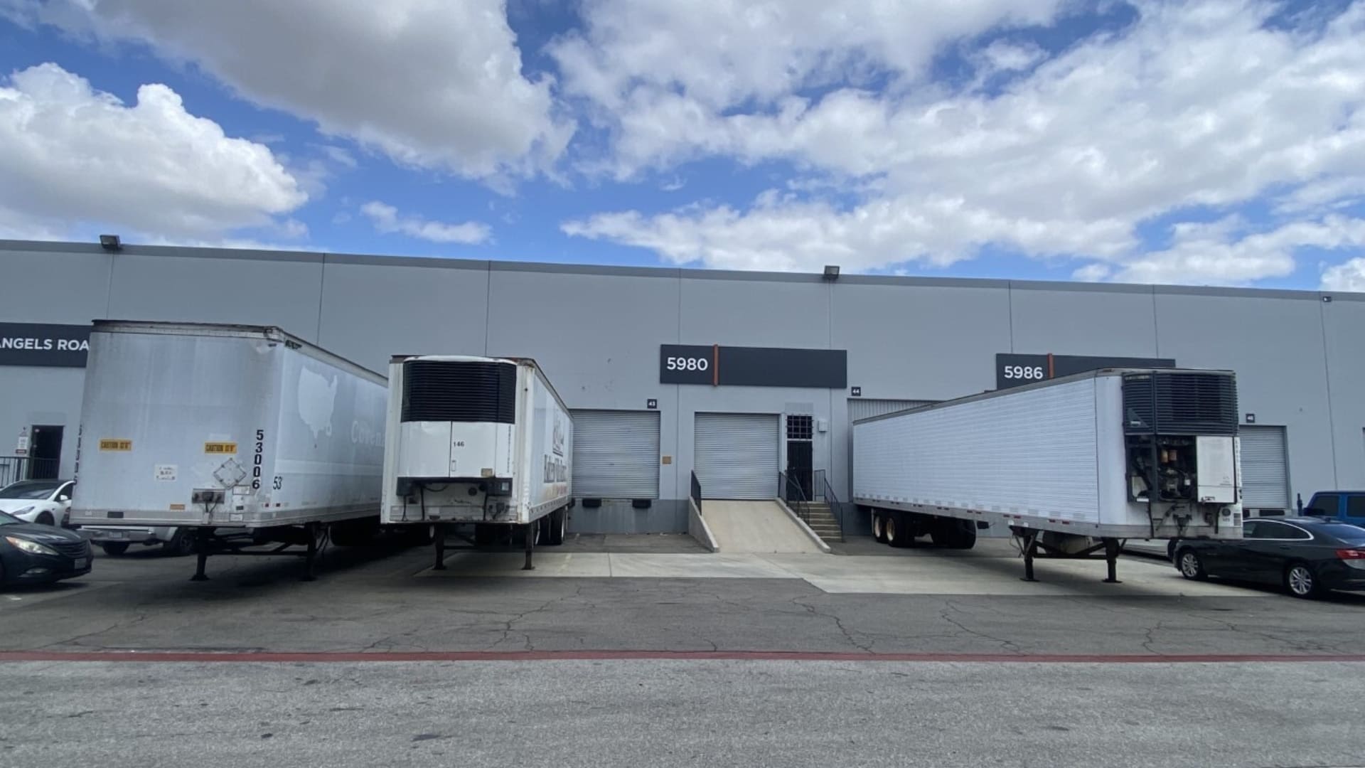 Industrial warehouse at 5980 Slauson Ave., leased by Everything Creative Design LA